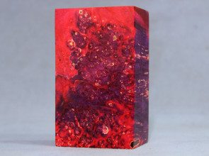 Stabilized Maple Burl Wood Mod Block